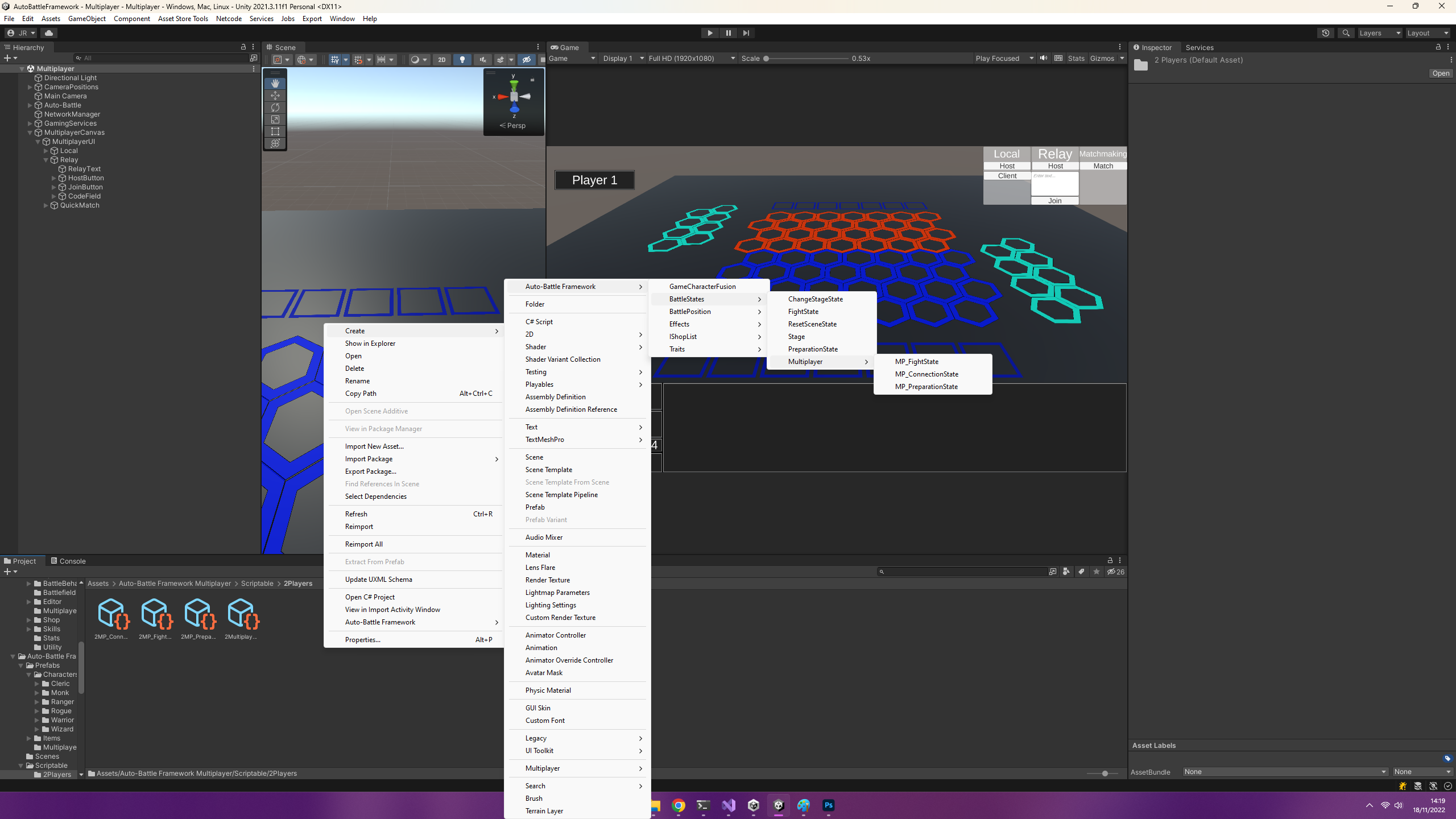 Creating Multiplayer BattleStates